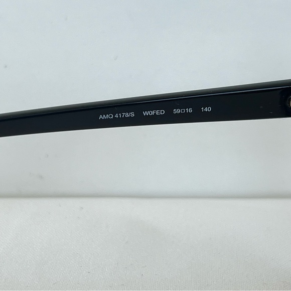 ALEXANDER MCQUEEN Black Gradient Lenses Two Tone Frame AMQ 4178/S Sunglasses - Picture 12 of 13